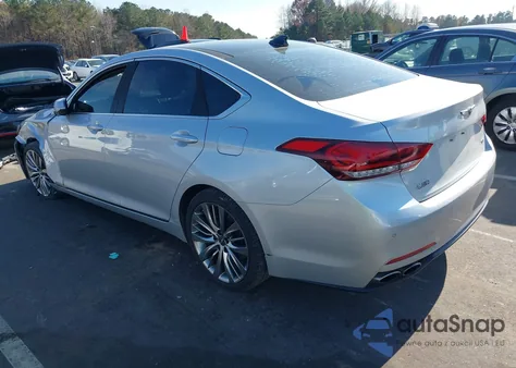 2017 Genesis G80 5.0 Ultimate z USA, uszkodzony, nr VIN KMHGN4JF5HU182997
